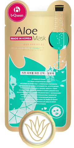 Маска для лица с алоэ US MEDICA Aloe Mask